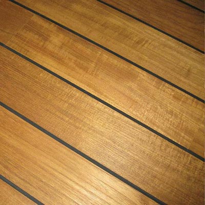 Teak Flooring Wood With PU Mastic