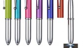 Metal Stylus Ballpoint Pen With LED Light