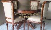 Teak Round Dining Table