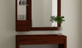 Minimalist Dressing Table Set With Wood Cabinet Tamarind