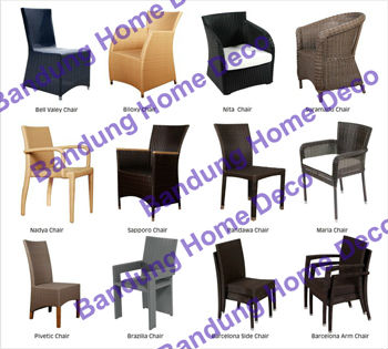 Synthetic Rattan Dining Chairs