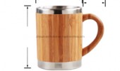 Bamboo Cup And Mugs With Stainless Steel