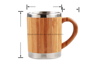 Bamboo Cup And Mugs With Stainless Steel