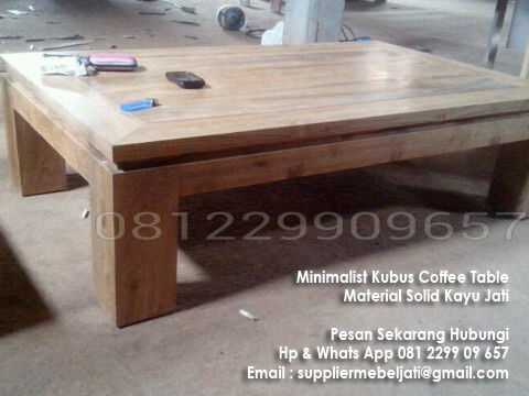 Teak Wood Furniture Desk Minimalist