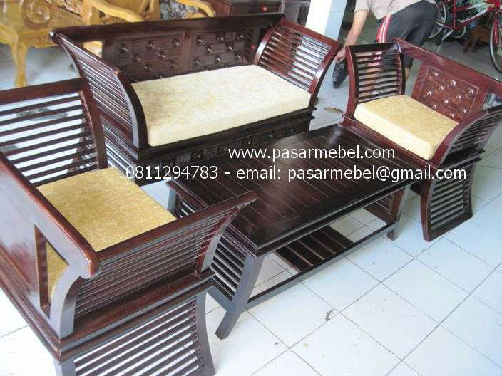 Guest Chairs Minimalist Teak Wood Antique