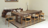 Large Minimalist Dining Table Set With 8 Seats