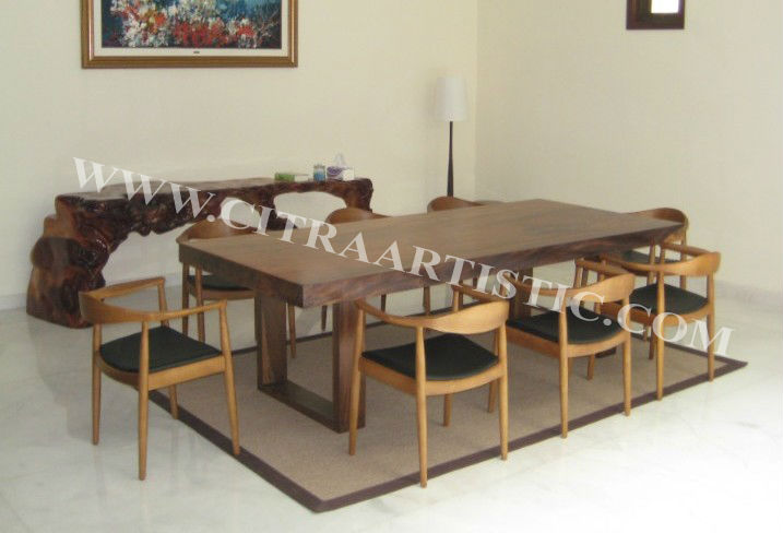 Large Minimalist Dining Table Set With 8 Seats