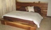 Beds And Natural Solid Tamarind Wood Headboard