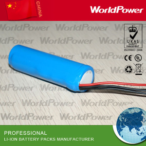 3.7V 2200mAh Lithium Battery for Head Light