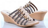 Women Sandals Beige Color Garsel R 679