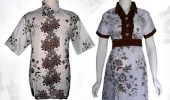 Batik Couple Shirt Motif Flower BC026