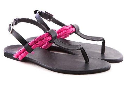 Women Sandals Black Color GeeArsy GR 7248