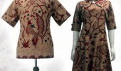 Batik Couple Shirt And Dress Motif Combination BC016