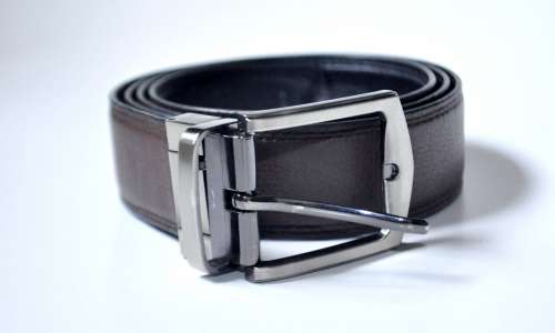 Cow Leather Reversible Belt with Buckle
