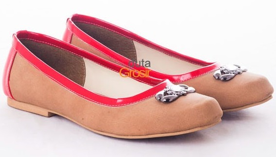 Casual Flat Shoes Beige Color Garucci GRC 096