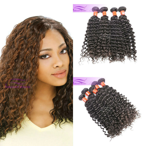 Hair Extension Brazilian Weaving Curly