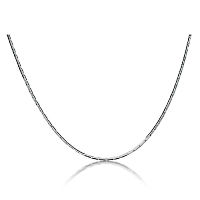 White Gold Necklace Santa Bamboo